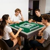 image:imageVEVOR Automatic Mahjong Table with Wheels 2 Sets of 40 mm Tiles 164 Pcs Roller Coaster Style MahjongTable Foldable and Automatic Shuffler for Home Outdoor Leisure amp Gifts for Mahjong Players40MM164 Pcs