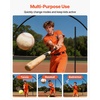 image:imageVEVOR Baseball Batting Cage1240 Ft Carbon SteelFiberglasss Portable Batting Cage Battings Cages Netting for Indoor Outdoor12 FT