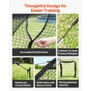 image:imageVEVOR Baseball Batting Cage1240 Ft Carbon SteelFiberglasss Portable Batting Cage Battings Cages Netting for Indoor Outdoor12 FT