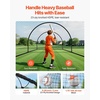 image:imageVEVOR Baseball Batting Cage1240 Ft Carbon SteelFiberglasss Portable Batting Cage Battings Cages Netting for Indoor Outdoor19 FT Carbon Steel Frame