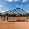 image:imageVEVOR Baseball Batting Cage1240 Ft Carbon SteelFiberglasss Portable Batting Cage Battings Cages Netting for Indoor Outdoor22 FT