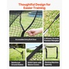 image:imageVEVOR Baseball Batting Cage1240 Ft Carbon SteelFiberglasss Portable Batting Cage Battings Cages Netting for Indoor Outdoor22 FT