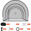 image:imageVEVOR Baseball Batting Cage1240 Ft Carbon SteelFiberglasss Portable Batting Cage Battings Cages Netting for Indoor Outdoor33 FT