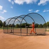image:imageVEVOR Baseball Batting Cage1240 Ft Carbon SteelFiberglasss Portable Batting Cage Battings Cages Netting for Indoor Outdoor33 FT