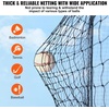 image:imageVEVOR Baseball Batting Netting10355570 FT Golf Softball Baseball Batting Hitting Training Net Professional Practice Portable Pitching Cage Battings Cages Netting for Indoor Outdoor NET ONLY70 FT ONLY NET