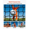 image:imageVEVOR Baseball Batting Netting10355570 FT Golf Softball Baseball Batting Hitting Training Net Professional Practice Portable Pitching Cage Battings Cages Netting for Indoor Outdoor NET ONLY10 FT Golf Batting Cage