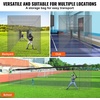 image:imageVEVOR Baseball Batting Netting10355570 FT Golf Softball Baseball Batting Hitting Training Net Professional Practice Portable Pitching Cage Battings Cages Netting for Indoor Outdoor NET ONLY70 FT ONLY NET