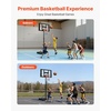 image:imageVEVOR Basketball Hoop 28 32 44 48 54 Inchs PC Backboard Height Adjustable Basketball Portable Hoop amp Goal Regulation Basketball Hoop Outdoor Teens Adults Basketball Court Schools ParksBasic Adjustable 4410ft  44 inch Backboard