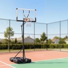 image:imageVEVOR Basketball Hoop 28 32 44 48 54 Inchs PC Backboard Height Adjustable Basketball Portable Hoop amp Goal Regulation Basketball Hoop Outdoor Teens Adults Basketball Court Schools ParksUpgraded Adjustable to 10ft  54 inch Backboard