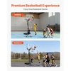 image:imageVEVOR Basketball Hoop 28 32 44 48 54 Inchs PC Backboard Height Adjustable Basketball Portable Hoop amp Goal Regulation Basketball Hoop Outdoor Teens Adults Basketball Court Schools ParksUpgraded Adjustable 52510ft  44 inch Backboard