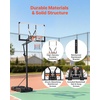 image:imageVEVOR Basketball Hoop 28 32 44 48 54 Inchs PC Backboard Height Adjustable Basketball Portable Hoop amp Goal Regulation Basketball Hoop Outdoor Teens Adults Basketball Court Schools ParksUpgraded Adjustable 52510ft  44 inch Backboard