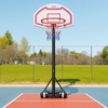 image:imageVEVOR Basketball Hoop 28 32 44 48 54 Inchs PC Backboard Height Adjustable Basketball Portable Hoop amp Goal Regulation Basketball Hoop Outdoor Teens Adults Basketball Court Schools ParksBasic Adjustable 5269ft  28 inch Backboard