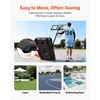 image:imageVEVOR Basketball Hoop 28 32 44 48 54 Inchs PC Backboard Height Adjustable Basketball Portable Hoop amp Goal Regulation Basketball Hoop Outdoor Teens Adults Basketball Court Schools ParksBasic Adjustable to 10ft  48 inch Backboard
