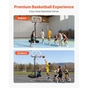 image:imageVEVOR Basketball Hoop 28 32 44 48 54 Inchs PC Backboard Height Adjustable Basketball Portable Hoop amp Goal Regulation Basketball Hoop Outdoor Teens Adults Basketball Court Schools ParksUpgraded Adjustable to 10ft  54 inch Backboard