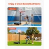 image:imageVEVOR Basketball Hoop 28 32 44 48 54 Inchs PC Backboard Height Adjustable Basketball Portable Hoop amp Goal Regulation Basketball Hoop Outdoor Teens Adults Basketball Court Schools ParksBasic Adjustable 5269ft  28 inch Backboard