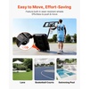 image:imageVEVOR Basketball Hoop 28 32 44 48 54 Inchs PC Backboard Height Adjustable Basketball Portable Hoop amp Goal Regulation Basketball Hoop Outdoor Teens Adults Basketball Court Schools ParksBasic Adjustable 4410ft  44 inch Backboard