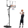 image:imageVEVOR Basketball Hoop 28 32 44 48 54 Inchs PC Backboard Height Adjustable Basketball Portable Hoop amp Goal Regulation Basketball Hoop Outdoor Teens Adults Basketball Court Schools ParksUpgraded Adjustable 52510ft  48 inch Backboard