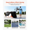 image:imageVEVOR Basketball Hoop 28 32 44 48 54 Inchs PC Backboard Height Adjustable Basketball Portable Hoop amp Goal Regulation Basketball Hoop Outdoor Teens Adults Basketball Court Schools ParksUpgraded Adjustable 52510ft  44 inch Backboard