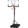 image:imageVEVOR Basketball Hoop 28 32 44 48 54 Inchs PC Backboard Height Adjustable Basketball Portable Hoop amp Goal Regulation Basketball Hoop Outdoor Teens Adults Basketball Court Schools ParksUpgraded Adjustable to 10ft  54 inch Backboard