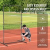 image:imageVEVOR Batting Screen  Baseball amp Softball Protector with Carry Bag amp Ground Stakes Pitching Net for Pitchers Protection74 ft