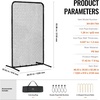 image:imageVEVOR Batting Screen  Baseball amp Softball Protector with Carry Bag amp Ground Stakes Pitching Net for Pitchers Protection74 ft