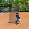 image:imageVEVOR Batting Screen  Baseball amp Softball Protector with Carry Bag amp Ground Stakes Pitching Net for Pitchers Protection74 ft