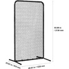 image:imageVEVOR Batting Screen  Baseball amp Softball Protector with Carry Bag amp Ground Stakes Pitching Net for Pitchers Protection74 ft