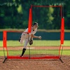 image:imageVEVOR Batting Screen  Baseball amp Softball Protector with Carry Bag amp Ground Stakes Pitching Net for Pitchers Protection7x7 ft