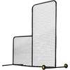 image:imageVEVOR Batting Screen  Baseball amp Softball Protector with Carry Bag amp Ground Stakes Pitching Net for Pitchers Protection7x7 ft