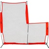 image:imageVEVOR Batting Screen  Baseball amp Softball Protector with Carry Bag amp Ground Stakes Pitching Net for Pitchers Protection7x7 ft