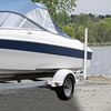 image:imageVEVOR Boat Trailer Guide 2260 Adjustable Design Trailer Guide Poles 2PCS Rustproof Steel Trailer Guide for Ski Boat Fishing Boat60  with White PVC Tube Covers  Stiffeners