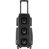 image:imageVEVOR Bowling Ball Bag 3 Ball Double Roller Bowling Bag with Wheels Featuring a Separate Compartment for Shoes Up To US Size 16 amp Oversized Accessory Pocket Retractable Handle Extends to 4134 inBlack
