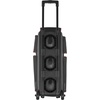 image:imageVEVOR Bowling Ball Bag 3 Ball Double Roller Bowling Bag with Wheels Featuring a Separate Compartment for Shoes Up To US Size 16 amp Oversized Accessory Pocket Retractable Handle Extends to 4134 inBlackred