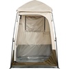 image:imageVEVOR Camping Shower Tent 1 Room Portable Privacy Tent Changing Room with Ground Stakes Ropes Carry Bag and Steel Poles 200D Oxford Fabric with Silver Coating for Camping Beach FishingKhaki