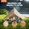 image:imageVEVOR Canvas Tent Bell Yurt 4 Seasons for Camping with Stove Jack Breathable Holds up to 4 People Family Camping Outdoor Hunting Party3m98ft
