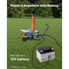 image:imageVEVOR Clay Pigeon Thrower Automatic Skeet and Trap Launcher with Adjustable Angle amp Foot Pedal for Clays Throwing Shooting SportsBlue
