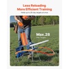 image:imageVEVOR Clay Pigeon Thrower Automatic Skeet and Trap Launcher with Adjustable Angle amp Foot Pedal for Clays Throwing Shooting SportsBlueOrange