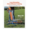 image:imageVEVOR Clay Pigeon Thrower Automatic Skeet and Trap Launcher with Adjustable Angle amp Foot Pedal for Clays Throwing Shooting SportsBlueOrange