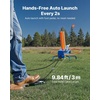 image:imageVEVOR Clay Pigeon Thrower Automatic Skeet and Trap Launcher with Adjustable Angle amp Foot Pedal for Clays Throwing Shooting SportsBlueOrange