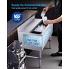image:imageVEVOR Commercial Ice Bin19 Inch Stainless Steel Ice Chest with Sliding Lid and Bottle Holders Cooler Cart Cocktail Unit for Bar Restaurant Pub NSF Certified36 x 19 x 33