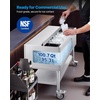 image:imageVEVOR Commercial Ice Bin19 Inch Stainless Steel Ice Chest with Sliding Lid and Bottle Holders Cooler Cart Cocktail Unit for Bar Restaurant Pub NSF Certified36 x 19 x 35