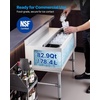 image:imageVEVOR Commercial Ice Bin19 Inch Stainless Steel Ice Chest with Sliding Lid and Bottle Holders Cooler Cart Cocktail Unit for Bar Restaurant Pub NSF Certified30 x 19 x 33