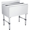 image:imageVEVOR Commercial Ice Bin19 Inch Stainless Steel Ice Chest with Sliding Lid and Bottle Holders Cooler Cart Cocktail Unit for Bar Restaurant Pub NSF Certified36 x 19 x 33