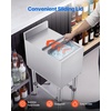 image:imageVEVOR Commercial Ice Bin19 Inch Stainless Steel Ice Chest with Sliding Lid and Bottle Holders Cooler Cart Cocktail Unit for Bar Restaurant Pub NSF Certified12 x 19 x 33