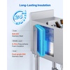 image:imageVEVOR Commercial Ice Bin19 Inch Stainless Steel Ice Chest with Sliding Lid and Bottle Holders Cooler Cart Cocktail Unit for Bar Restaurant Pub NSF Certified12 x 19 x 33