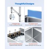 image:imageVEVOR Commercial Ice Bin19 Inch Stainless Steel Ice Chest with Sliding Lid and Bottle Holders Cooler Cart Cocktail Unit for Bar Restaurant Pub NSF Certified48 x 19 x 33