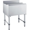 image:imageVEVOR Commercial Ice Bin19 Inch Stainless Steel Ice Chest with Sliding Lid and Bottle Holders Cooler Cart Cocktail Unit for Bar Restaurant Pub NSF Certified24 x 19 x 33