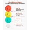 image:imageVEVOR Disc Golf Set 8 Pack Disc Golf Starter Set Beginners Flying Discs for FullBody Strength Training with Putter MidRange Driverfor Outdoor Backyard Lawn Beach and Park121 Pcs