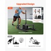 image:imageVEVOR Football Sleds and Chutes Weight Sled Football Training Pull Push Running Sled Fitness Workout Sled Push Gym Equipment Adjustable Height Handle Compatible 12 in Weight PlatesMulti HandleBK