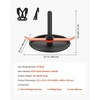 image:imageVEVOR Football Sleds and Chutes Weight Sled Football Training Pull Push Running Sled Fitness Workout Sled Push Gym Equipment Adjustable Height Handle Compatible 12 in Weight Plates360 Rotation
